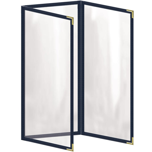 H. Menu Cover w/ Gold Smooth Corners and Gloss Finish – item 759TET7CG41