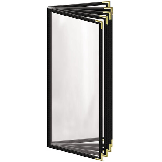 H. Menu Cover w/ Gold Smooth Corners and Gloss Finish – item 759TEN4CG41