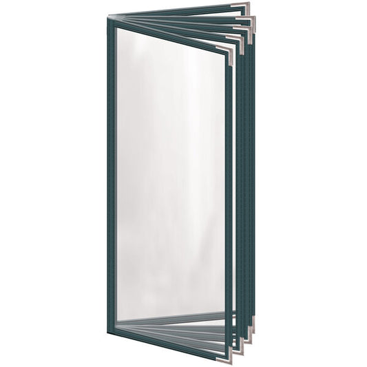 H. Menu Cover w/ Silver Smooth Corners and Gloss Finish – item 759TEN6DG41