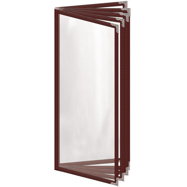 H. Menu Cover w/ Decorative Corners and Gloss Finish – item 759TEN8BG41