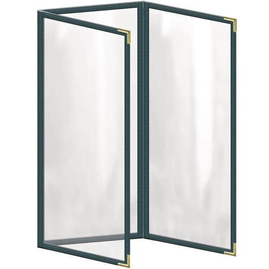 H. Menu Cover w/ Gold Smooth Corners and Gloss Finish – item 759TET6CG41