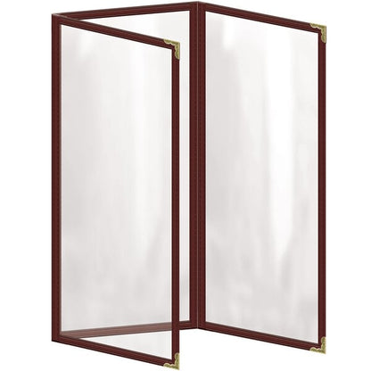 H. Menu Cover w/ Decorative Corners and Gloss Finish – item 759TET8AG41