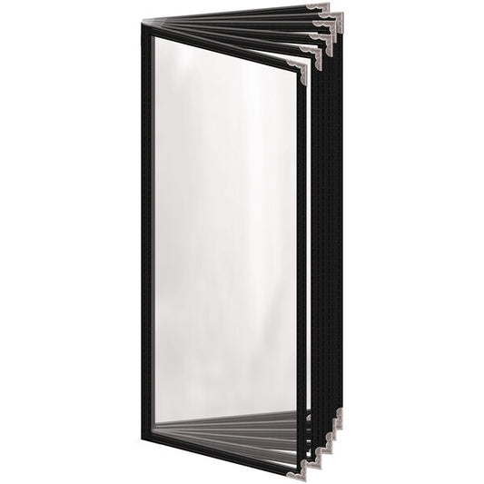H. Menu Cover w/ Silver Decorative Corners and Gloss Finish – item 759T124BG41