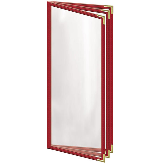 H. Menu Cover w/ Gold Smooth Corners and Gloss Finish – item 759TTB3CG41