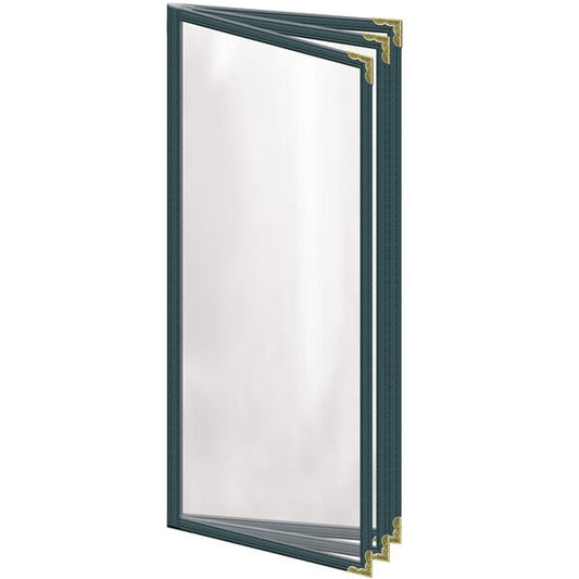 H. Menu Cover w/ Gold Decorative Corners and Gloss Finish – item 759TTB6AG41