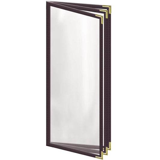 H. Menu Cover w/ Gold Smooth Corners and Gloss Finish – item 759TTB5CG41