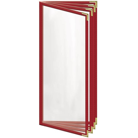 H. Menu Cover w/ Gold Smooth Corners and Gloss Finish – item 759TDD3CG41