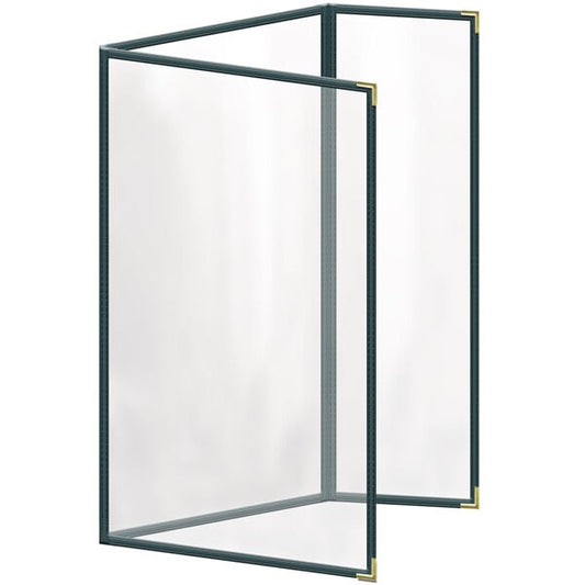 H. Menu Cover w/ Gold Smooth Corners and Glossy Finish – item 759TDQ6CG84