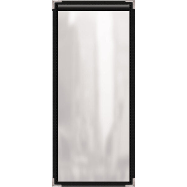 H. Menu Cover w/ Silver Smooth Corners and Gloss Finish – item 759TES4DG57
