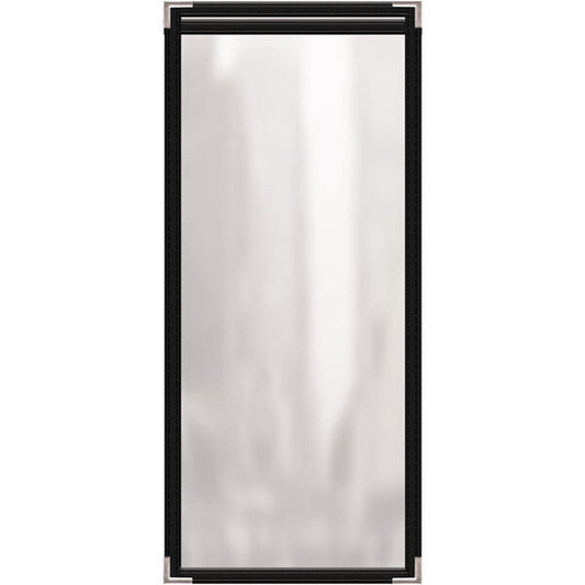 H. Menu Cover w/ Silver Smooth Corners and Gloss Finish – item 759TES4DG57