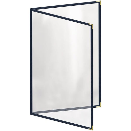 H. Menu Cover w/ Gold Smooth Corners and Gloss Finish – item 759TED7CG17