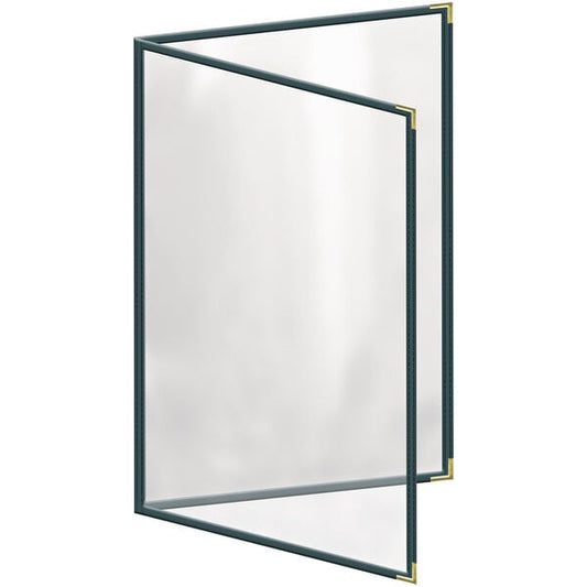 H. Menu Cover w/ Gold Smooth Corners and Gloss Finish – item 759TED6CG17