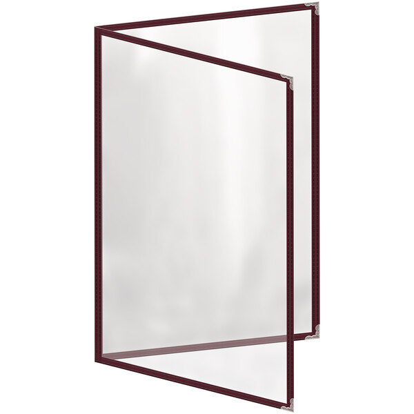 H. Menu Cover w/ Decorative Corners and Gloss Finish – item 759TED8BG17