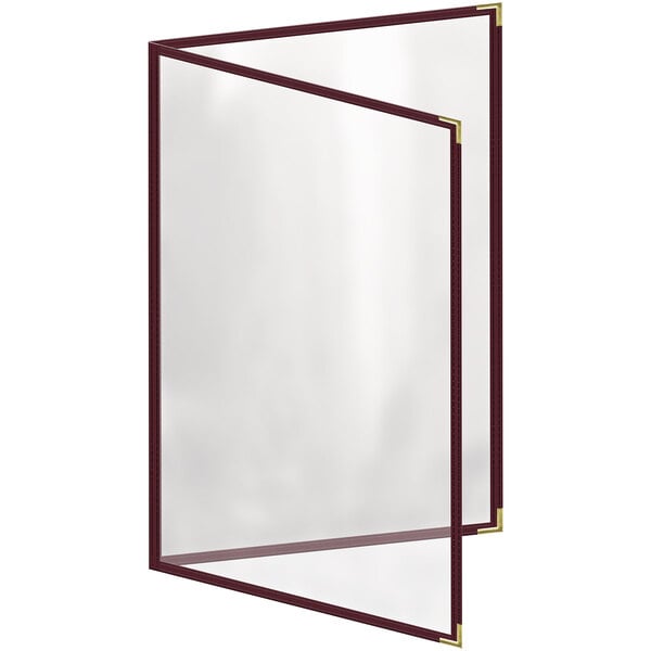 H. Menu Cover w/ Smooth Corners and Gloss Finish – item 759TED8CG17