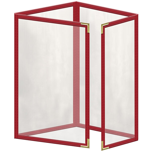 H. Menu Cover w/ Gold Smooth Corners and Gloss Finish – item 759TTQ3CG55