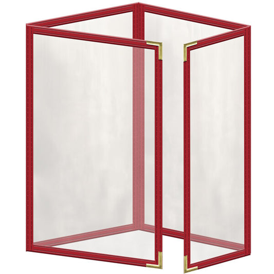 H. Menu Cover w/ Gold Smooth Corners and Gloss Finish – item 759TTQ3CG55