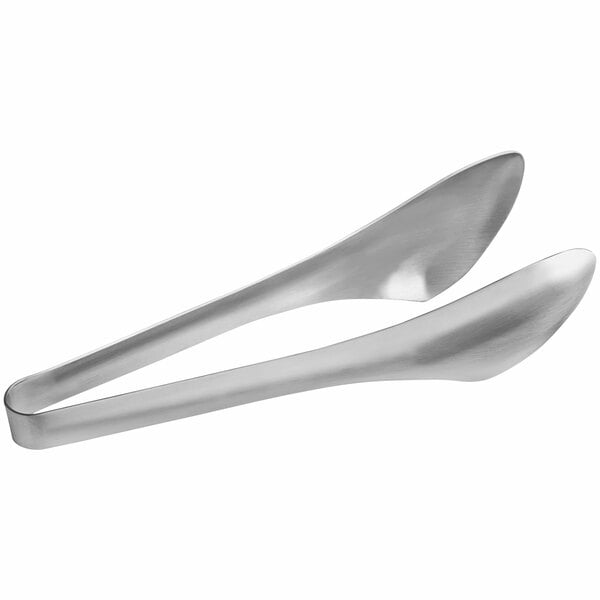 American Metalcraft TG8 8 1/2" Satin Serving Tongs – item 124TG8