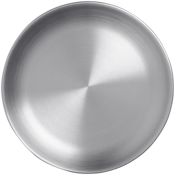 American Metalcraft 4" Satin Stainless Serving Plate – item 124SSP4