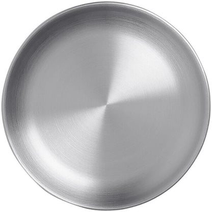 American Metalcraft 4" Satin Stainless Serving Plate – item 124SSP4