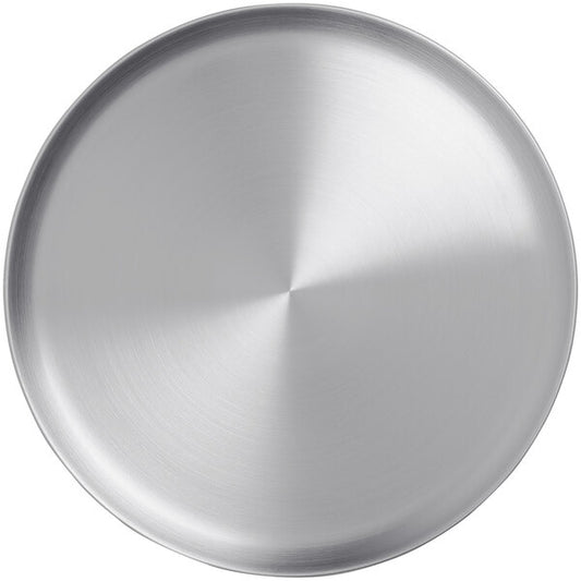 American Metalcraft 9" Satin Stainless Serving Plate – item 124SSP9