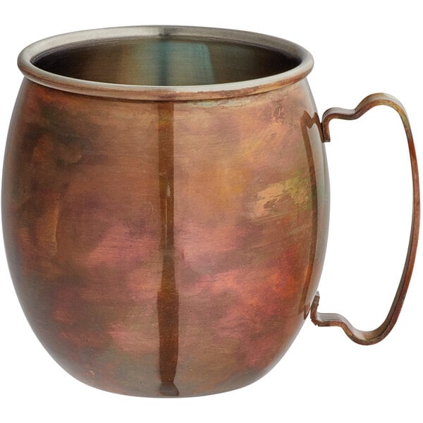 Acopa Alchemy 16 oz. Dark Antique Copper Moscow Mule Mug – item 553AQCMS16