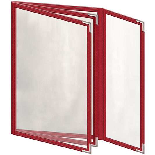 H. Menu Cover w/ Silver Smooth Corners and Gloss Finish – item 759TBQ3DG55