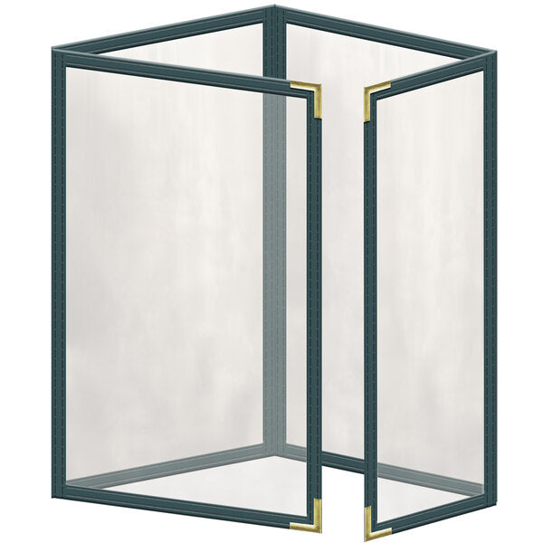 H. Menu Cover w/ Gold Smooth Corners and Gloss Finish – item 759TTQ6CG55