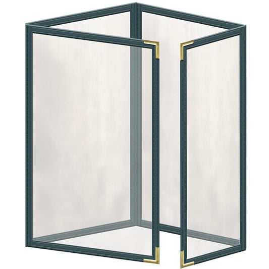 H. Menu Cover w/ Gold Smooth Corners and Gloss Finish – item 759TTQ6CG55