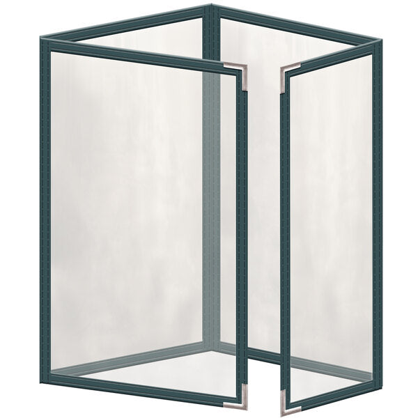 H. Menu Cover w/ Silver Smooth Corners and Gloss Finish – item 759TTQ6DG55
