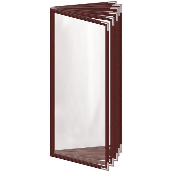 H. Menu Cover w/ Smooth Corners and Gloss Finish – item 759T128DG41