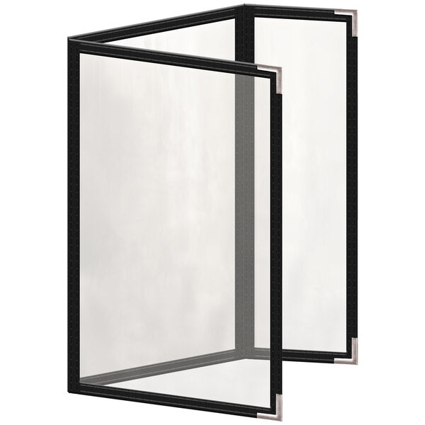 H. Menu Cover w/ Silver Smooth Corners and Glossy Finish – item 759TDQ4DG55