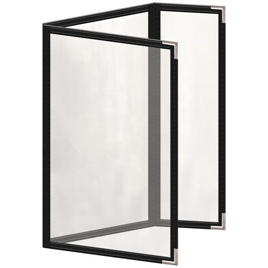 H. Menu Cover w/ Silver Smooth Corners and Glossy Finish – item 759TDQ4DG55