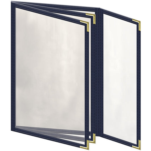 H. Menu Cover w/ Gold Smooth Corners and Gloss Finish – item 759TBQ7CG55