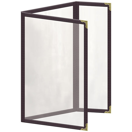 H. Menu Cover w/ Gold Decorative Corners and Glossy Finish – item 759TDQ5AG55