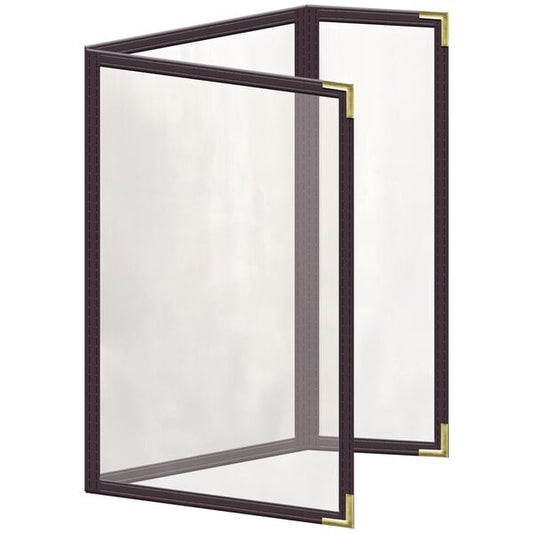 H. Menu Cover w/ Gold Smooth Corners and Glossy Finish – item 759TDQ5CG55