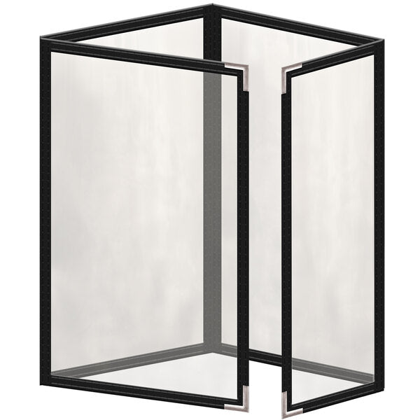H. Menu Cover w/ Silver Smooth Corners and Gloss Finish – item 759TTQ4DG55
