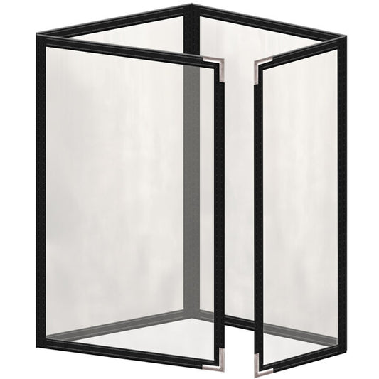 H. Menu Cover w/ Silver Smooth Corners and Gloss Finish – item 759TTQ4DG55