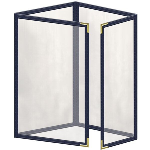 H. Menu Cover w/ Gold Smooth Corners and Gloss Finish – item 759TTQ7CG55