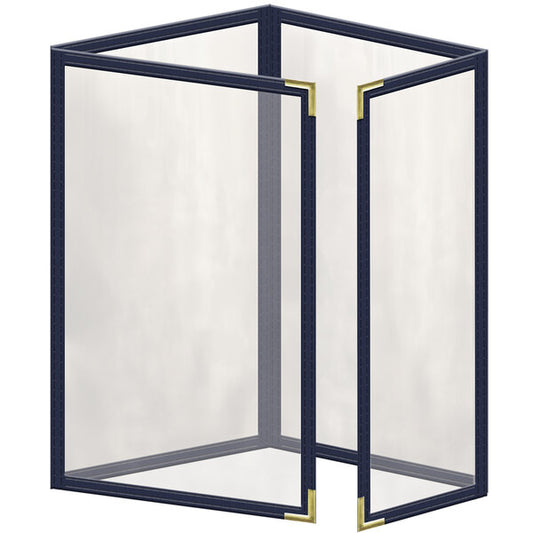 H. Menu Cover w/ Gold Smooth Corners and Gloss Finish – item 759TTQ7CG55