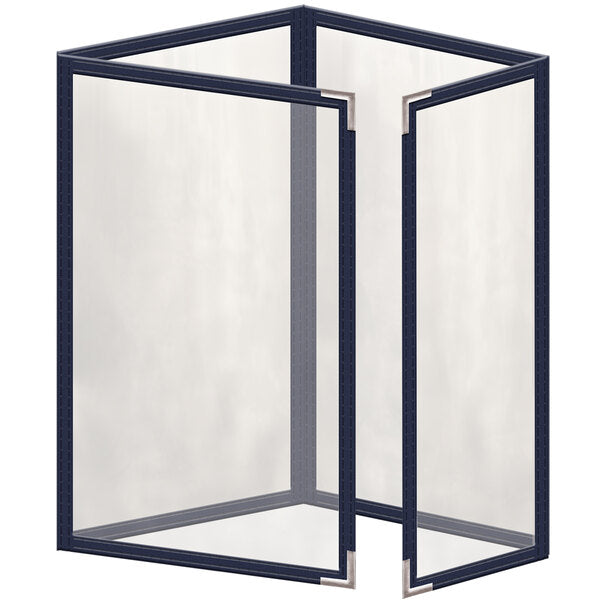H. Menu Cover w/ Silver Smooth Corners and Gloss Finish – item 759TTQ7DG55