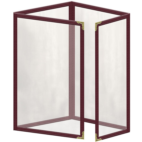 H. Menu Cover w/ Decorative Corners and Gloss Finish – item 759TTQ8AG55