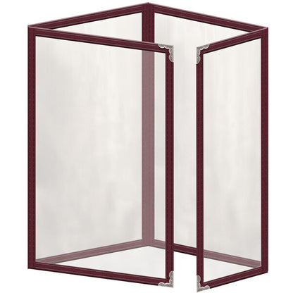 H. Menu Cover w/ Decorative Corners and Gloss Finish – item 759TTQ8BG55