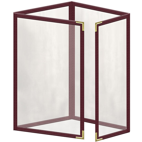 H. Menu Cover w/ Smooth Corners and Gloss Finish – item 759TTQ8CG55
