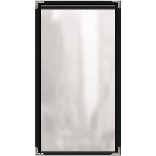 H. Menu Cover w/ Silver Decorative Corners and Gloss Finish – item 759TES4BG51