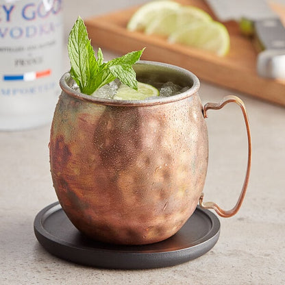 Acopa Alchemy 16 oz. Hammered Dark Antique Moscow Mule Mug – item 553AQCMH16 image 2