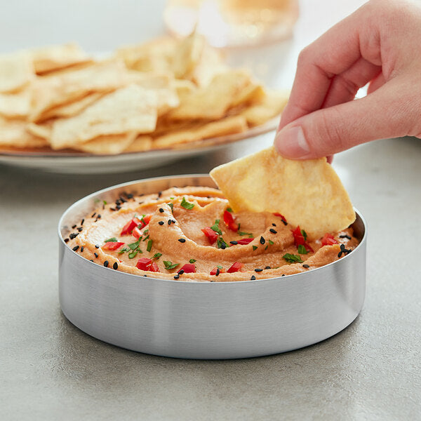 American Metalcraft 15 oz. Brushed Stainless Serving Bowl – item 124SMB5