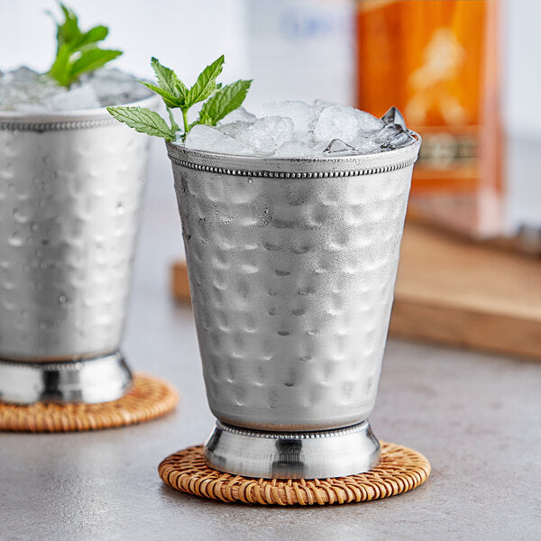 Acopa Alchemy 16 oz. Mint Julep Cup w/ Beaded Detailing – item 553JULEPH16 image 2
