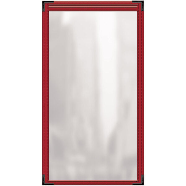 H. Risch, Menu Cover w/ Smooth Corners and Gloss Finish – item 759TES3JG51