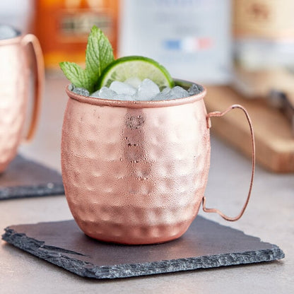 Acopa Alchemy 16 oz. Hammered Copper Moscow Mule Mug – item 553CMH16 image 2