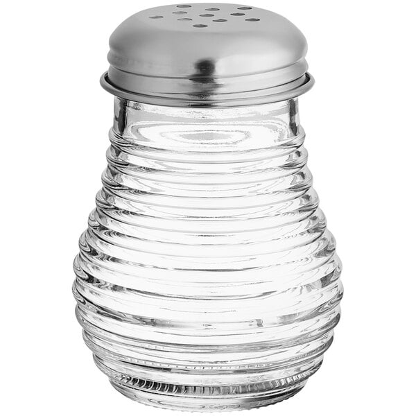 Tablecraft Beehive 6 oz. Pepper Shaker w/ Chrome Plated Top – item 808BH4TB
